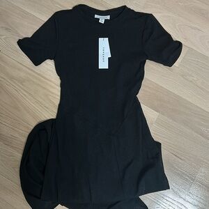 Topshop dress black size 0